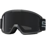 SPOSUNE Ski/Motorcycle ATV Goggles with Anti-fog Dual Lens - Off Road Racing Dirt Bike Goggles, Snow Goggles Men Women