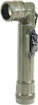 Splash Proof Shock Resistant Field Torch Miltec TL Black Olive or Flecktarn Flashlight (Large, Olive)