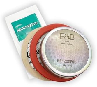 IMS Precision Shower Screen for E61 Espresso Machines by E&B, Lab E61200RNT. Nanotech, Reinforced. Includes Cafelat Gasket 8mm, Grease - Molykote 111, Paper Shim