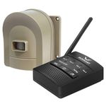 1/2 Mile Hosmart Rechargable Driveway Alarm Wireless Sensor System & Driveway Sensor Alert System Weatherproof Security Outdoor Motion Sensor & Detector 1 Receiver and 1 Sensor