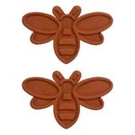 Fox Run Terracotta Brown Sugar Keeper and Saver, Bee, Set of 2