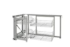 Rev-A-Shelf Blind Corner Organizers, Chrome