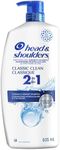 Head & Shoulders Classic Clean Shampoo, 835ML White and Blue,1