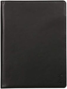Rhodia 216001C - Rhodiarama Leatherette Portfolio for Notepad or Tablet N ° 16 (A5 14.8x21 cm) 17.5x23.5 cm - Black