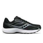 Saucony Men's Cohesion 17 Running Shoe, Black/White, 10.5W US