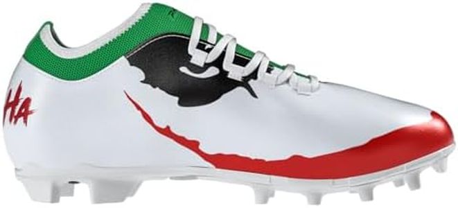 Phenom Elite The Officially Licensed Joker Football Cleats - Velocity 2.0 (US Footwear Size System, Adult, Men, Numeric, Medium, 13) Ivory