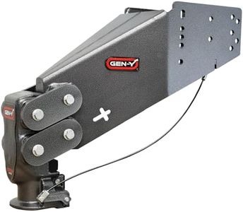 GEN-Y Executive Torsion-Flex 5th Wheel to Gooseneck 2 5/16" Ball Coupler - Auto Latch 2K - 4.5K Hitch Weight - Check Fitment Chart