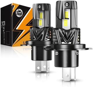 Auxbeam H4 9003 Fog Light, 6500K 120W 30000LM 800% Brighter, Wireless H4 Powersports Light For UTV ATV Offroad Vehicles, Plug and Play