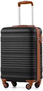 COOLIFE 55×35×20 Cabin Suitcase, Ryanair Cabin Bag with ABS Hard Shell, Lightweight Carry On Suitcase Included TSA Lock & 4 Spinner Wheels,Suitable for Ryanair, Easyjet, Paid Hand Luggage Carry-Ons