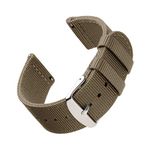 Archer Watch Straps | Premium Nylon Quick Release Replacement Watch Bands for Men and Women, Watches and Smartwatches (Khaki, 22mm)