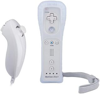 Wii Remote with Wii Motion Plus Inside | Shock Wii Nunchuk Controller | Compatible Nintendo Wii, Wii U