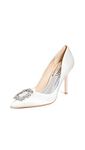 Badgley Mischka Women's Cher Pump, Soft White, 7.5