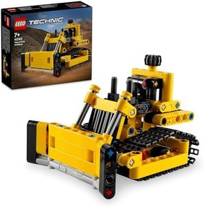 LEGO® Technic Heavy-Duty Bulldozer 42163 Kids’ Construction Toy, Vehicle for Boys and Girls Aged 7 and Over