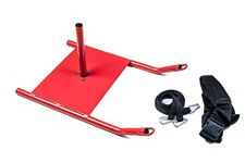 ND Sports New Osg Speed Sled Exercise Fitness Weight Resistance Training Aid With Harness, Speed Sled Red, One Size