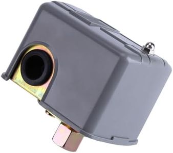 CYSFETENA Water Pressure Switch, Adjustable 40/60 PSI Pressure Switch for Water Pump, Double Spring Pressure Control Switch ZG 1/4 Water Pressure Switch for Water Pump