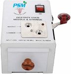 PSM® Needle & Syringe Destroyer Cutter Burner and Clipper Electric Machine For Hospital