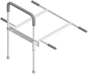 HEALTHCRAFT Smart-Rail, Bed Rails for Seniors with Dual-Position & Adjustable Height, Bed Transition Assist for Elderly Adults - Fits King, Queen, Full, Twin Bed - Up to 300 Lbs