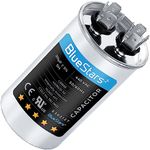 Premium 20 MFD uf ± 5% MFD 370 V VAC or 440 Volt Multi-Purpose Motor Run Round Capacitor by Blue Stars - Compatible for Air Conditioner or Heat Pump Condenser - Pack of 1