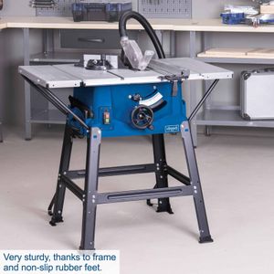 Scheppach HS100S Table Saw – 2000W Powerful Wood Cutting Machine