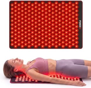 FliKEZE 2-in-1 Acupressure Mat with Red Light Therapy, 660/850nm NIR Pad
