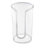 iDesign Clarity Disposable Paper Cup Dispenser for Bathroom Countertops - Clear