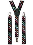 Mytoptrendz® Unisex Adjustable Novelty Print Clip On Elastic Braces Suspenders