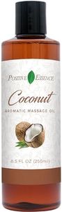 Relaxing Coconut Massage Oil, Made with Jojoba Oil, Sweet Almond Oil, Vitamin E and Extra Virgin Coconut Oil, Relaxing Gifts for Women or Massage Oil for Couples Deep Tissue Massage