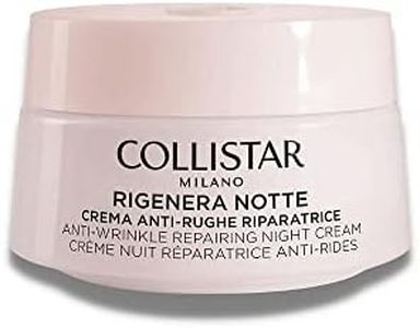Collistar Rigenera Notte Crema Anti-Rughe Riparatrice Viso e Collo, Rigenerazione Notturna Profonda, Tutti Tipi di Pelle 50ml