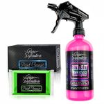 Pure Definition Clay Bar Kit, Car Detailing Claybar 100g Fine Grade Block and Detail Lube Spray - Amazing Paintwork Finish