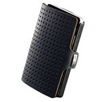 I-CLIP Original Mini Wallet with Moneyclip - Slim Wallet - Leather Wallet - Premium Wallet - Cardholder - AdvantageR Black