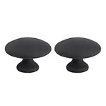 HEALLILY 2pcs Mushroom Massage Stones Hot Stone Warmer Lava Basalt Bian Stone Hot Rock Guasha Tools Volcanic Stones SPA for Professional or Home spa, Relaxing, Healing, Pain Relief