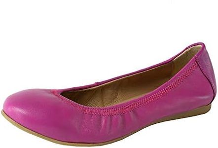 Alpine Swiss Womens Vera Ballet Flats European Made Leather Shoes Pink 5 M US
