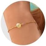 October Birthday Gifts for Women, Birthday Gifts for Teens Dainty Gold Birthstone Bracelets for Women Birth Flower 18th 21st 30th 40th 50th 60th 70th 80th Birthday Jewelry for Sister Mom