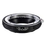 K&F Concept Leica M to NEX Lens Mount Adapter, Compatible with Leica M LM Mount Lens and Compatible with Sony E-Mount Cameras