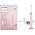 Philips Sonicare DiamondClean Smart 9300 Electric Toothbrush, Sonic Toothbrush with App, Pressure Sensor, Brush Head Detection, 4 Brushing Modes and 3 Intensity Levels, Pink, Model HX9903/25