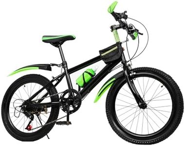 CLEADONG 20 Inch Kids Mountain Bike, Kids Bicycle 7 Speed Height Adjustable, Girl’s Boy’s Bicycle Compass for Kids Ages 8-12