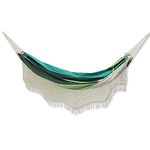 NOVICA Cotton hammock, Single, Peaceful