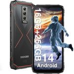 DOOGEE Blade 10 Pro Rugged Smartphone Android 14,16GB+256GB/2TB,10.7mm Ultra-thin Rugged Phone,6.56" HD+ 90Hz,50MP+8MP,3 Cards Slots,Dual SIM Unlocked Mobile Phones,Waterproof Phone,Face ID/NFC/GPS