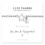 Life Charms Women Jewellery Superstar Bracelet Wristband Ladies Gift Box