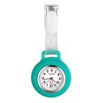 Avaner Nurse Watch Snap Lapel Watch Hanging Fob Watch with Silicone Cover for Nurses Doctors (7 Colors)