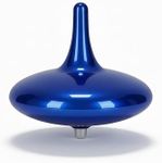 Hautech Spinning Top - 4-Hour Continuous Spin, Illuminating Desktop Art Piece, (ABS Plastic, Royal Blue)