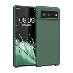 kwmobile Case Compatible with Google Pixel 6 Case - TPU Silicone Phone Cover with Soft Finish - Forest Green