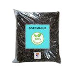 Himavat Organic Dried Goat Dung Manure Fertilizers for Plants & Home gardening pack (5 KG)