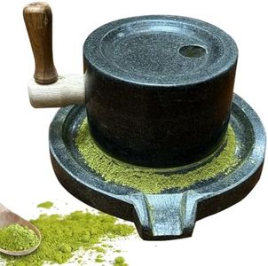 Stone Grain Mill for Flour,Grain Manual Stone Mill,Baking Processing Grinder - for Restaurant Baking Coffee Flour Pepper Salt Nut Home Kitchen