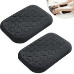 Ergonomic Wrist & Elbow Rest Pad for Desk (2, Black, 16 * 11cm)