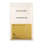 INNOPURE CoQ10 Pure Coenzyme Q10 100mg, Naturally Fermented Supplement, Vegan Society Approved, 90 Capsules, Made in The UK