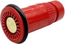 SAFBY Fire Hose Nozzle Thermoplastic Fire Equipment Spray Jet Fog (1" NPSH/NPT)