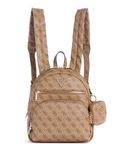 GUESS Power Play Tech Backpack Latte Logo, Latte Logo, One size