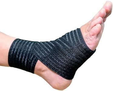 Ortones - Chevillère pour Entorse de la Cheville. Stabilisateur de Cheville. Bande Élastique à Haute Compression. Structure de la Boucle. Prévenir les Blessures. Récupération de la Fasciite Plantaire.