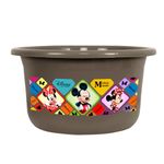 Kuber Industries Disney Check Bath Tub | Versatile Utility Gaint Tub | Plastic Bath Tub for Baby | Clothes Washing Tub For Bathroom | Feeding Pan Tub | TUB-25 LTR | Brown